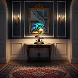 Boho Chic Fungo Lampada Floreale