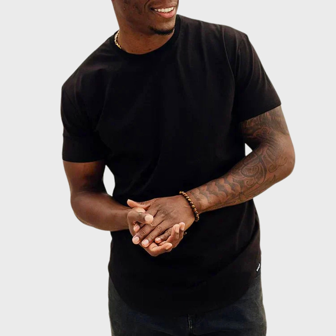 Vítor - T-shirt Slim Fit con Design Sportivo