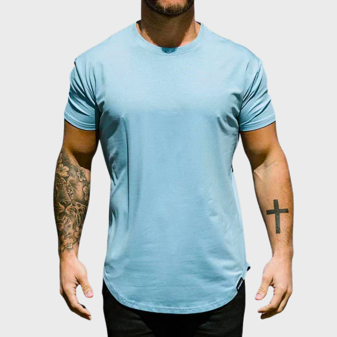 Vítor - T-shirt Slim Fit con Design Sportivo