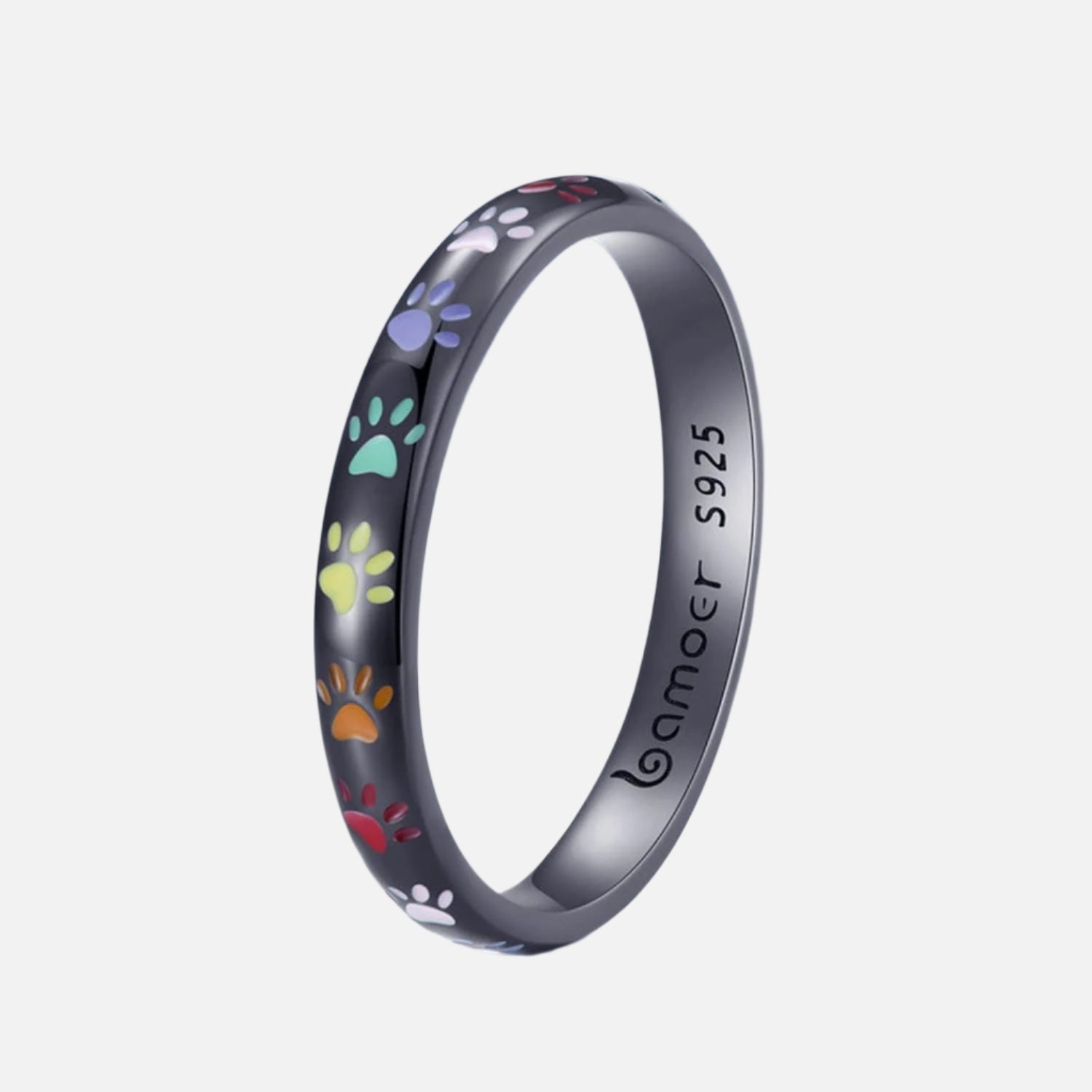 Anello in Argento Sterling con Motivo a Zampa