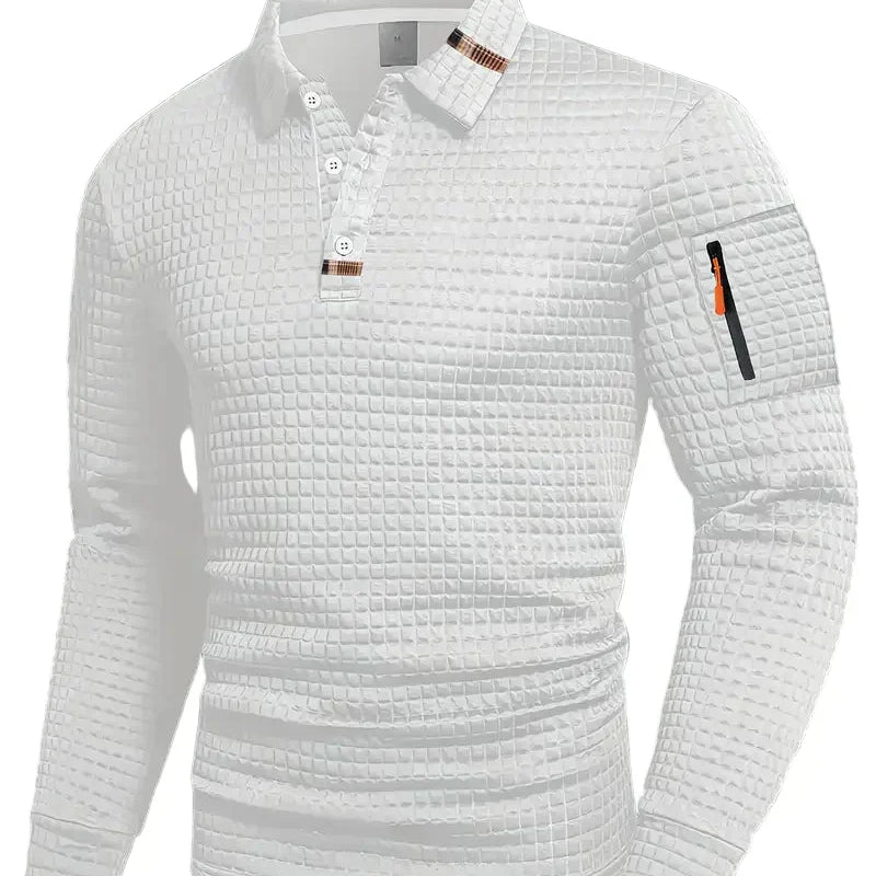 António - Polo in Tessuto Testurizzato