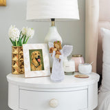 Set Commemorativo per Cani: Figurina Angelo dell'Amicizia e Bracciale Chakra Ponte Arcobaleno