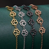 Bracciale in Argento Sterling con Motivo di Zampa – Misura Regolabile