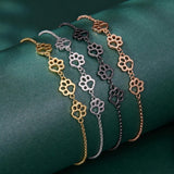 Bracciale in Argento Sterling con Motivo di Zampa – Misura Regolabile