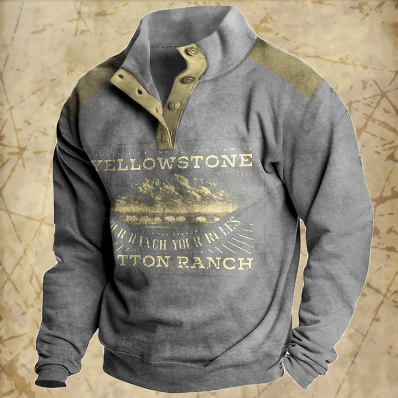 Augusto - Pullover con Chiusura Frontale