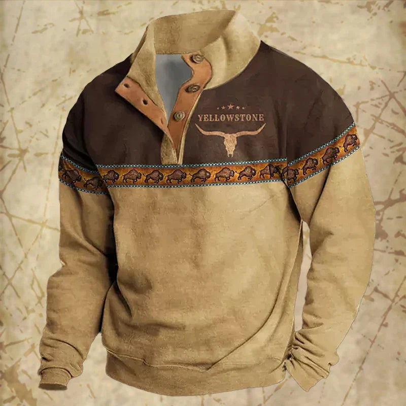 Augusto - Pullover con Chiusura Frontale