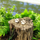 Orecchini Ipoallergenici a Forma di Zampa in Acciaio Inossidabile