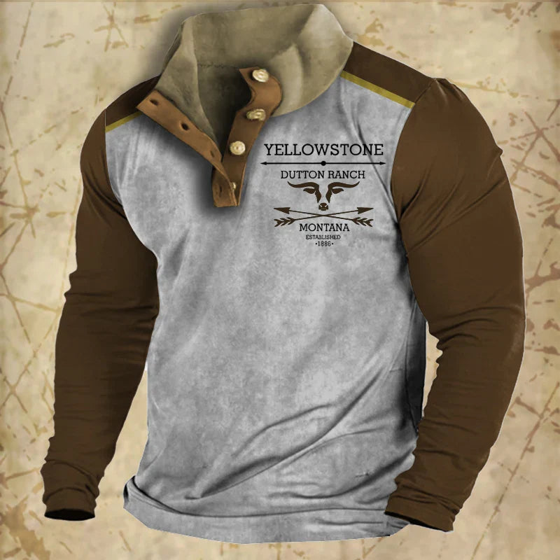 Augusto - Pullover con Chiusura Frontale