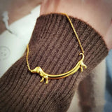 Oro Dachshund Collana