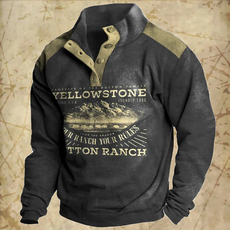 Augusto - Pullover con Chiusura Frontale