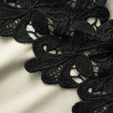 Alexandra - Abito Midi Asimmetrico con Dettagli in Pizzo e Pannelli Eleganti