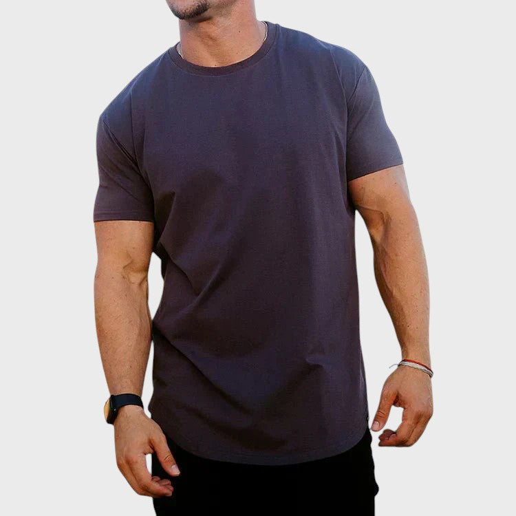 Angelo - T-shirt Slim Fit dallo Stile Atletico